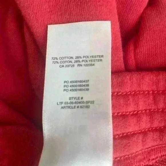 Aritzia TNA Airy Cozy Fleece Perfect 2” Red Mid-Thigh Short size S - Picture 6 of 7